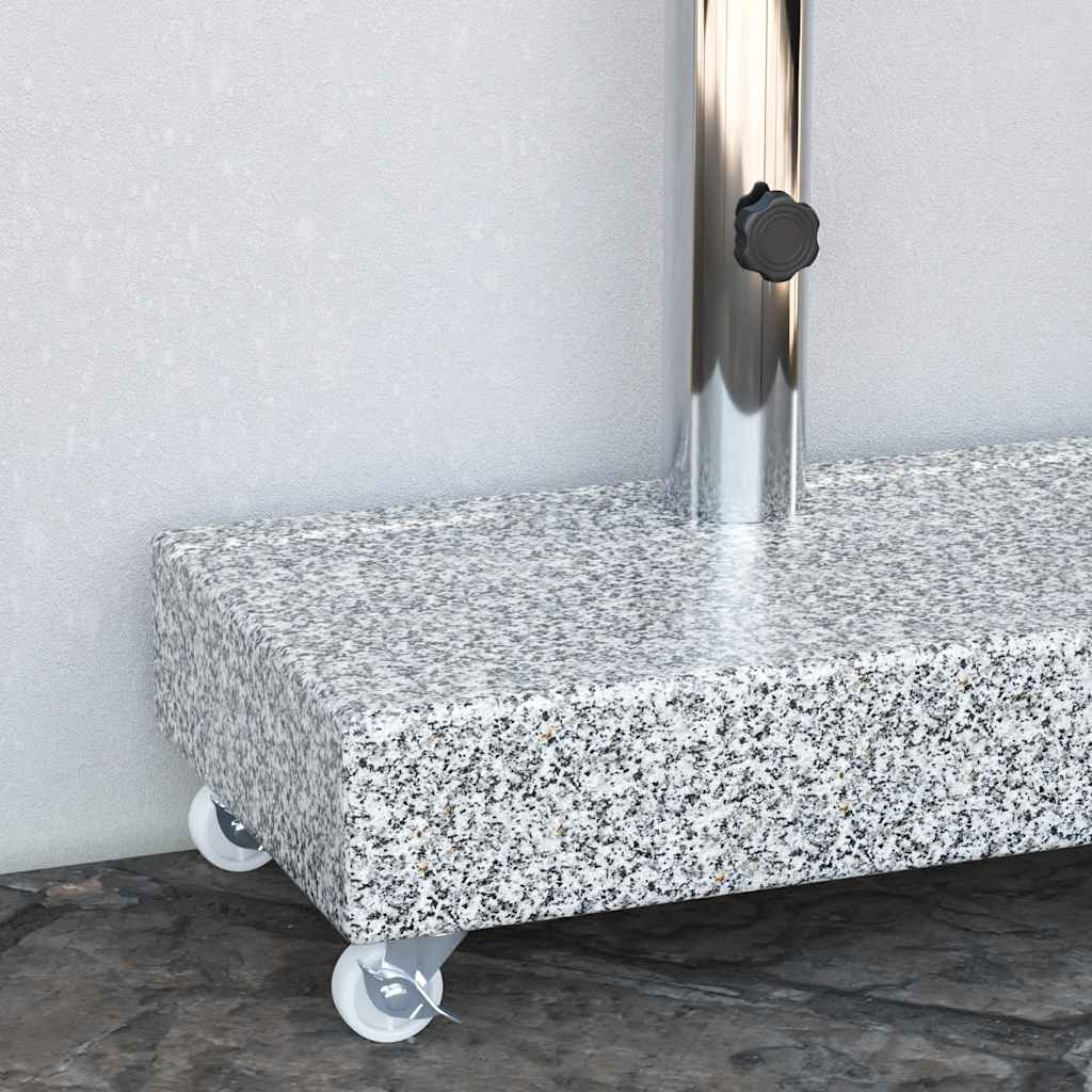 Umbrella Base Light Grey 45x25x8.3 cm Granite