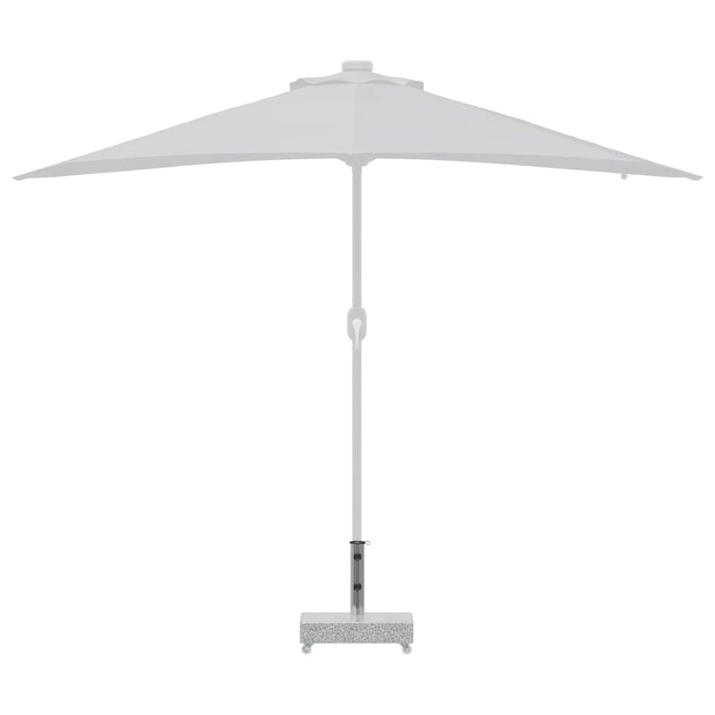 Umbrella Base Light Grey 45x25x8.3 cm Granite
