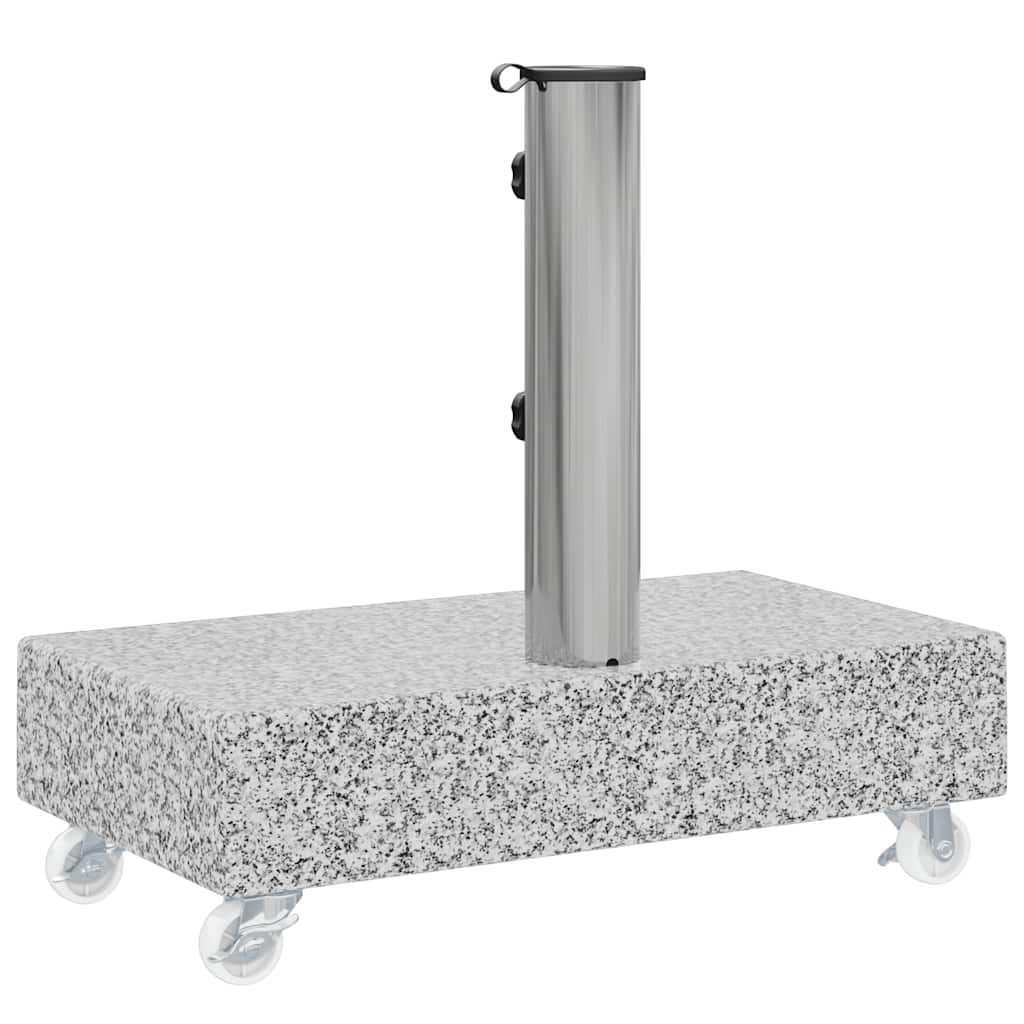 Umbrella Base Light Grey 45x25x8.3 cm Granite