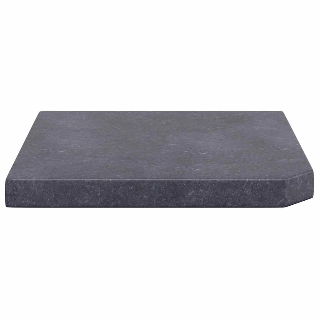 Umbrella Weight Plate Black Granite Square 25 kg