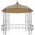 Gazebo 300x290 cm Taupe Round