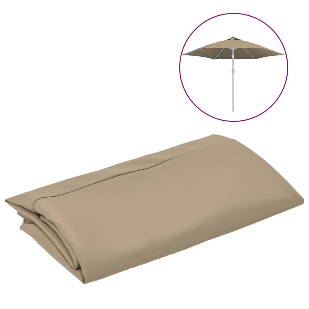 Replacement Fabric for Outdoor Parasol Taupe 300 cm