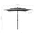 3-Tier Garden Parasol with Aluminium Pole Anthracite 2.5x2.5 m