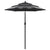 3-Tier Garden Parasol with Aluminium Pole Anthracite 2 m