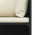 Sectional Footrest with Cushion Black Poly Rattan