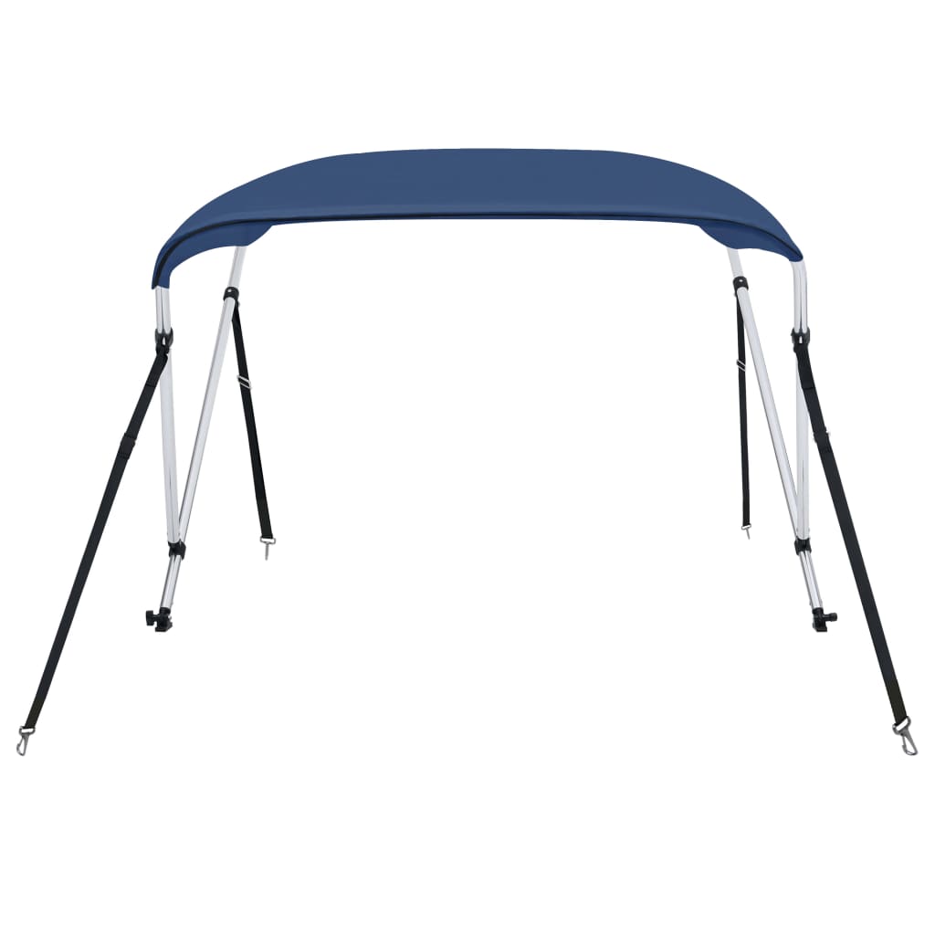 2 Bow Bimini Top Navy Blue 180x130x110 cm