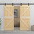 Sliding Door with Hardware Set 100x210 cm Solid Pine Wood