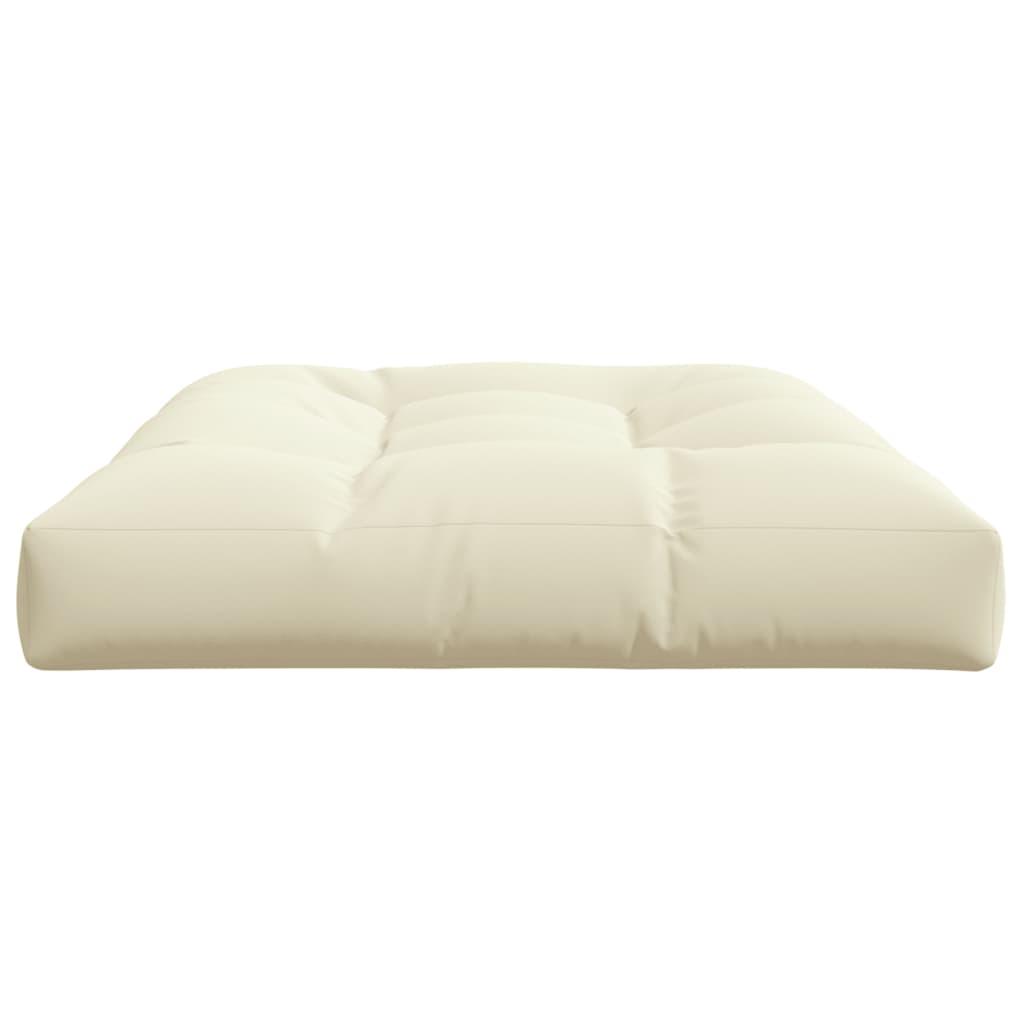 Pallet Cushion Cream 120x80x12 cm Fabric