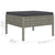 6 Piece Garden Lounge Set with Cushions Poly Rattan Grey