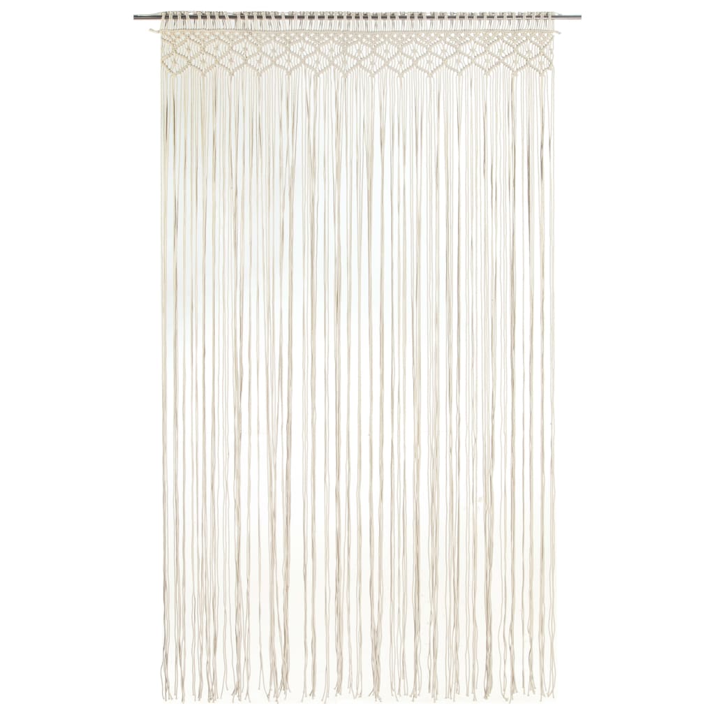 Macrame Curtain 140x240 cm Cotton