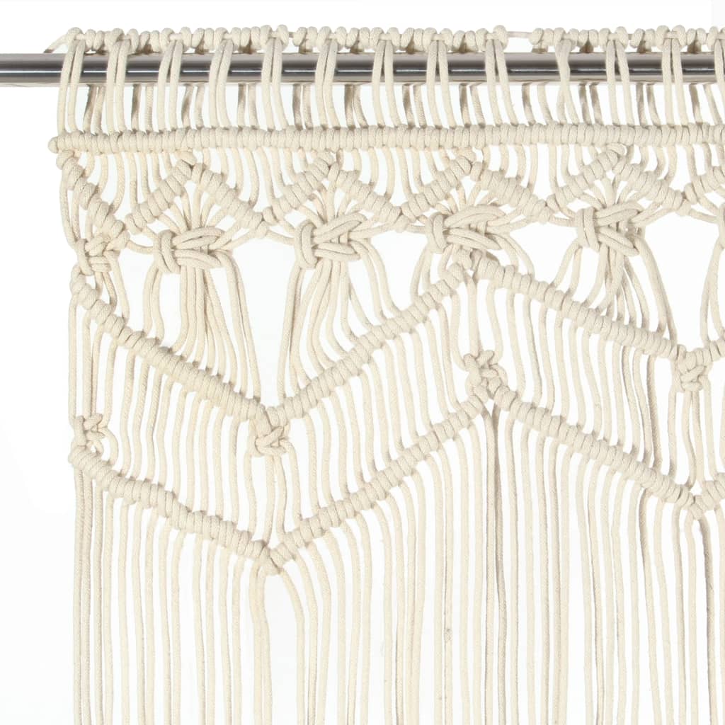 Macrame Curtain 140x240 cm Cotton
