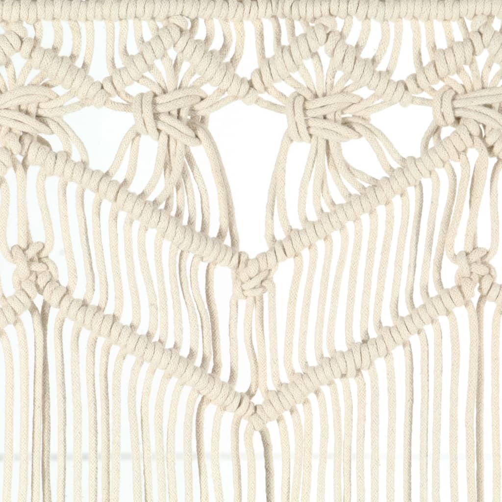 Macrame Curtain 140x240 cm Cotton