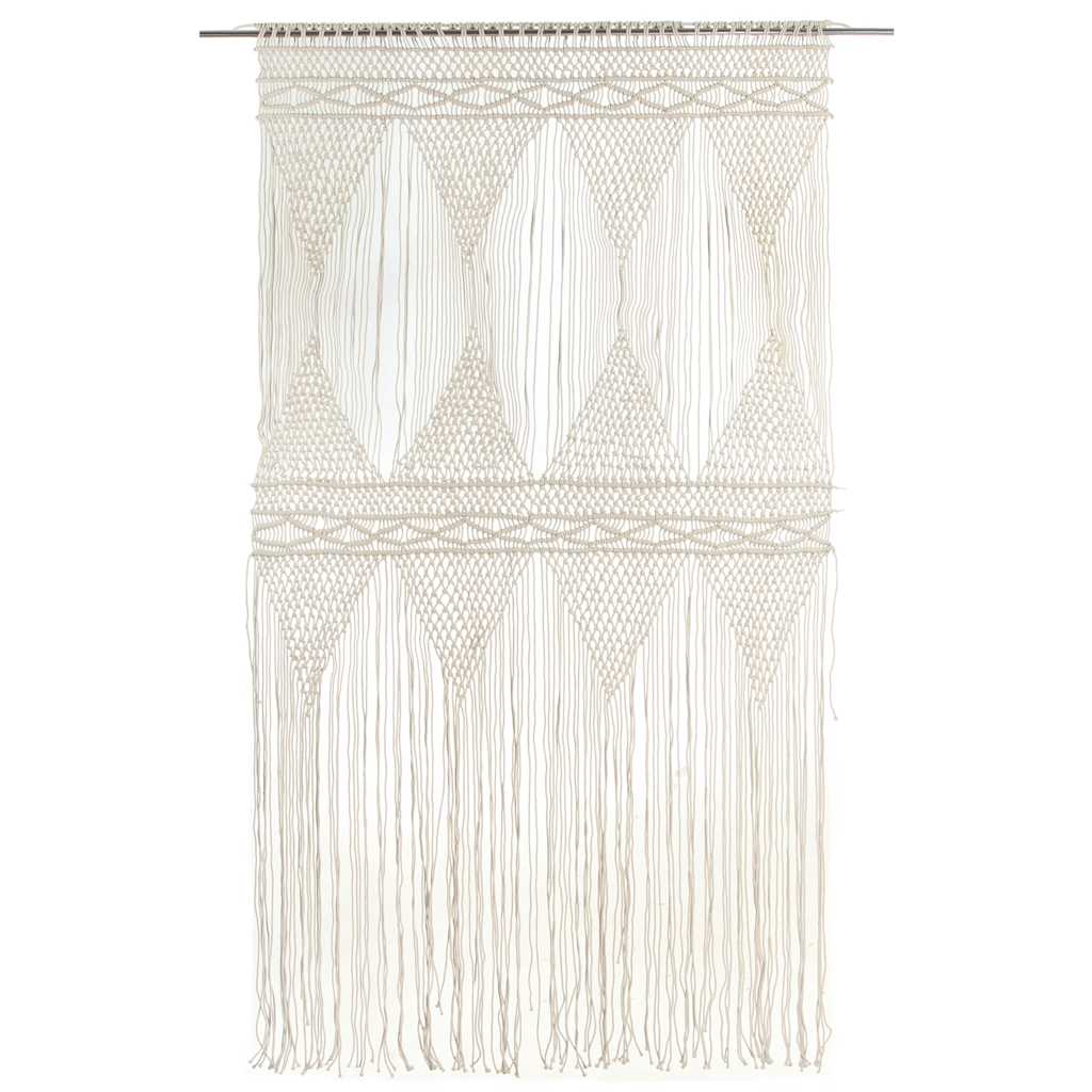 Macrame Curtain 140x240 cm Cotton
