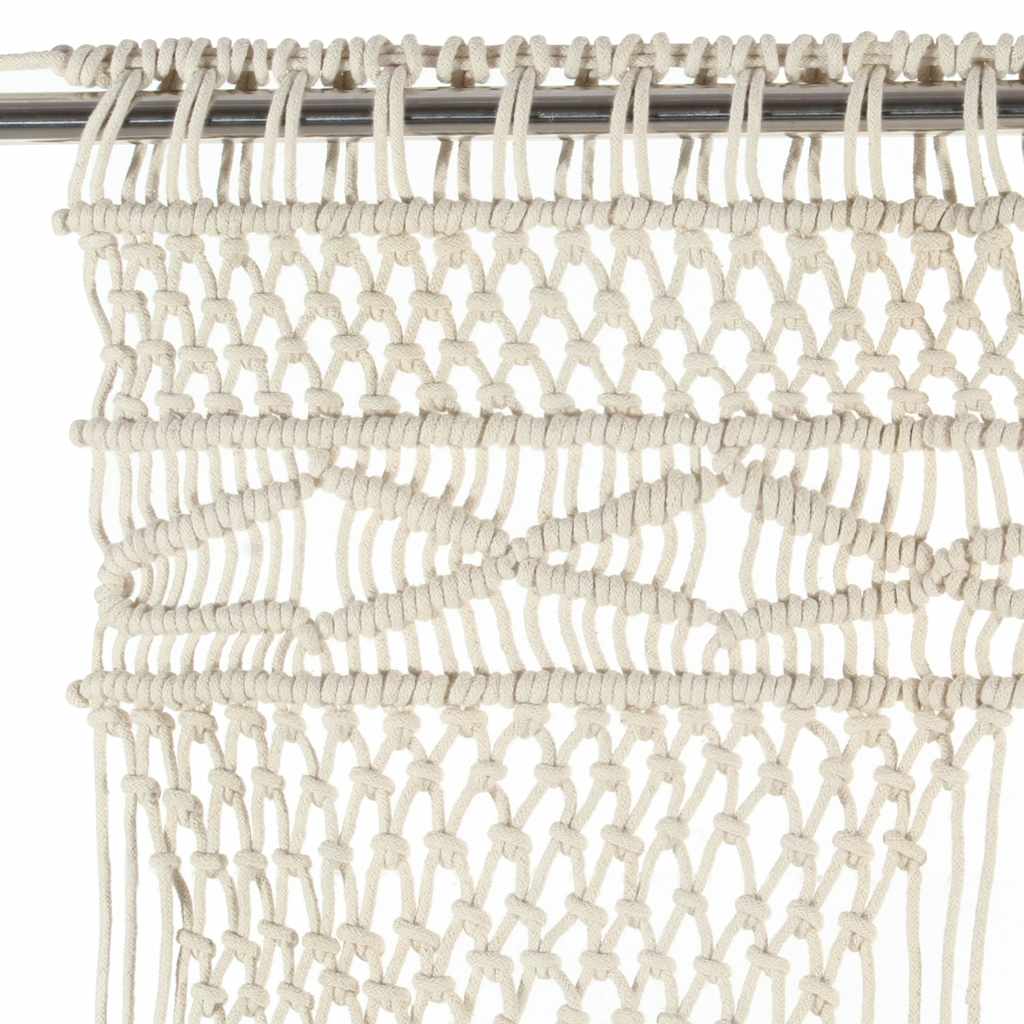 Macrame Curtain 140x240 cm Cotton