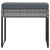 11 Piece Garden Dining Set with Cushions Poly Rattan Grey