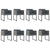 13 Piece Garden Dining Set with Cushions Poly Rattan Grey