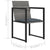 7 Piece Outdoor Dining Set with Cushions Poly Rattan Grey