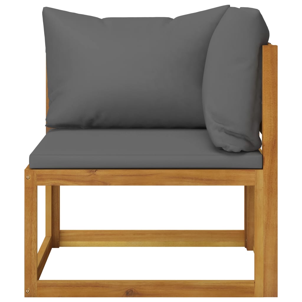 8 Piece Garden Lounge Set with Cushion Solid Acacia Wood