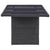 7 Piece Outdoor Dining Set Poly Rattan Black