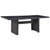 9 Piece Outdoor Dining Set Poly Rattan Black