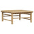 2 Piece Garden Lounge Set with Cream White Cushions Bamboo