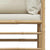 Garden Corner Sofa with Cream White Cushions Bamboo