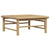 2 Piece Garden Lounge Set with Dark Grey Cushions Bamboo