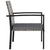 Garden Dining Chairs 4 pcs Poly Rattan Grey