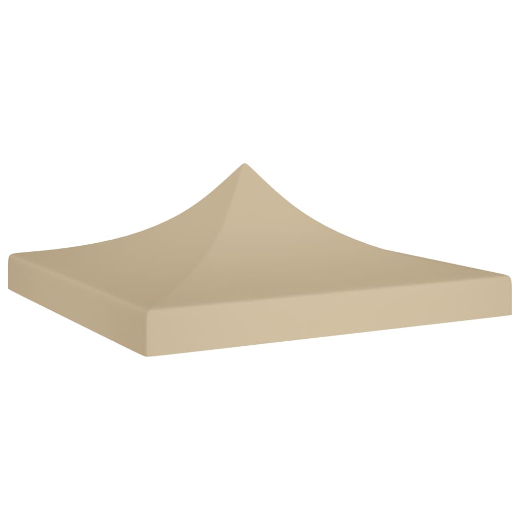 Party Tent Roof 3x3 m Beige 270 g/m²