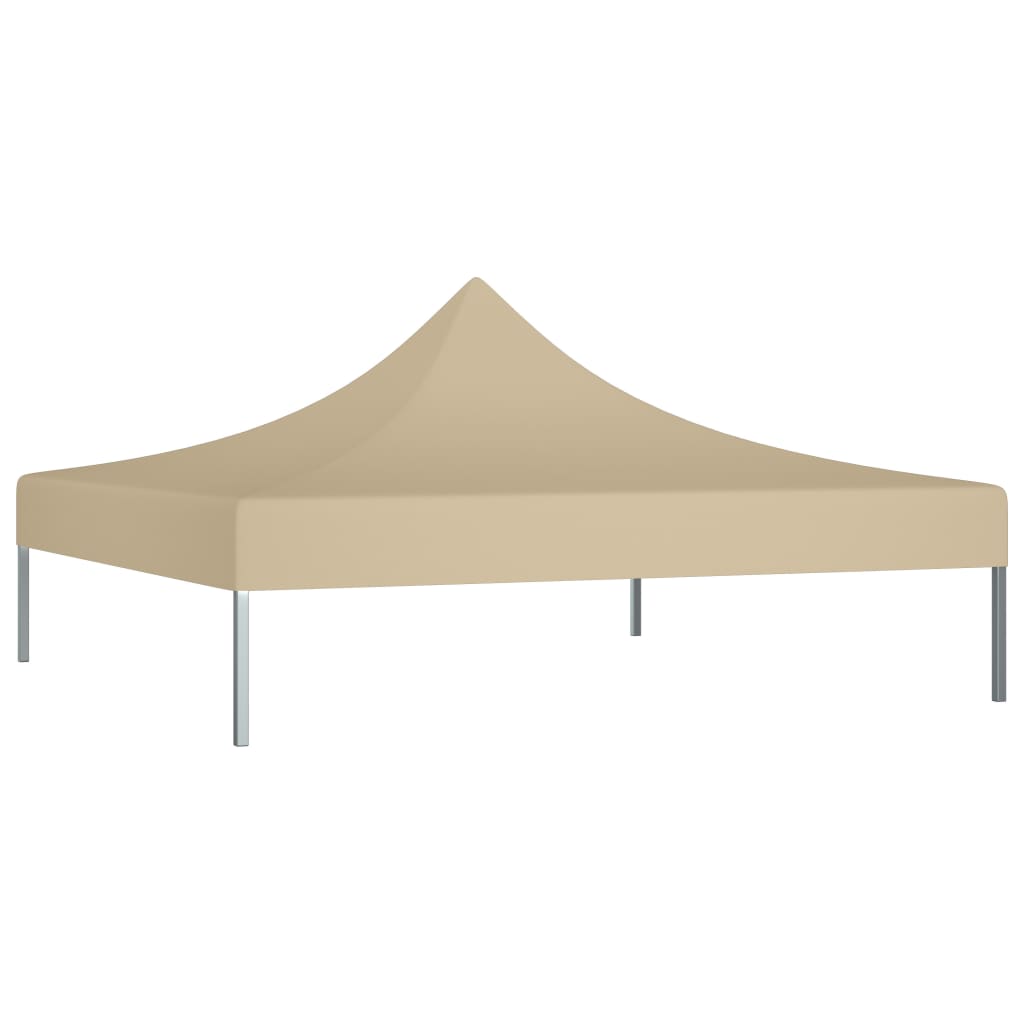 Party Tent Roof 3x3 m Beige 270 g/m²