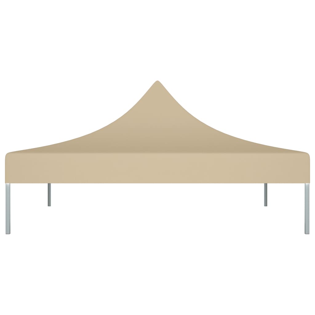 Party Tent Roof 3x3 m Beige 270 g/m²