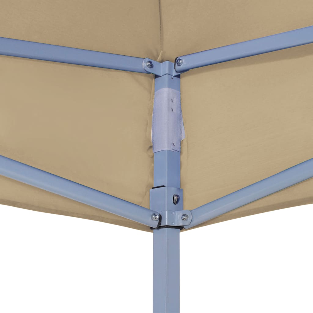 Party Tent Roof 3x3 m Beige 270 g/m²