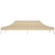 Party Tent Roof 6x3 m Beige 270 g/m²