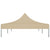 Party Tent Roof 6x3 m Beige 270 g/m²