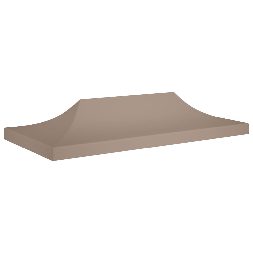 Party Tent Roof 6x3 m Taupe 270 g/m²