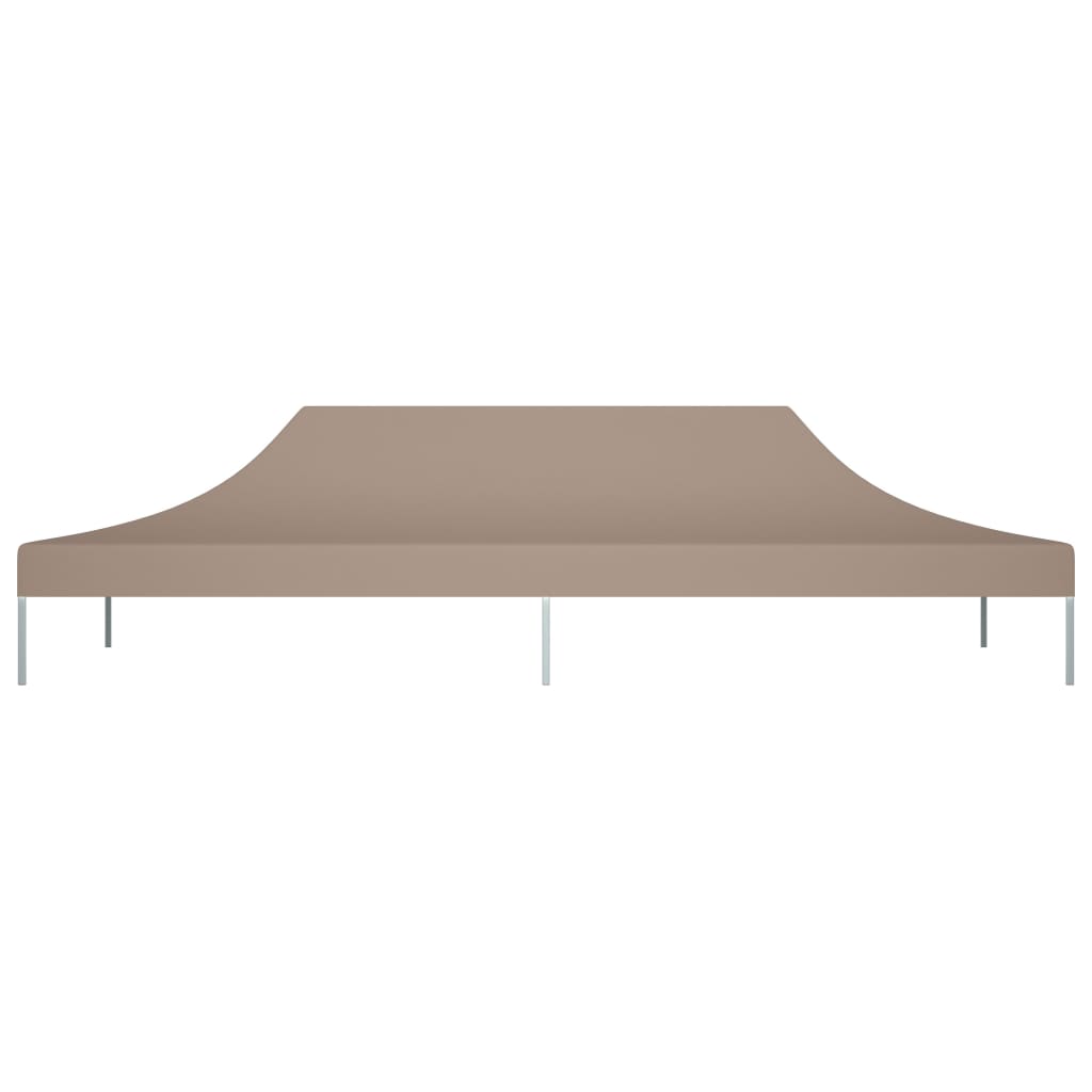 Party Tent Roof 6x3 m Taupe 270 g/m²