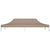 Party Tent Roof 6x3 m Taupe 270 g/m²