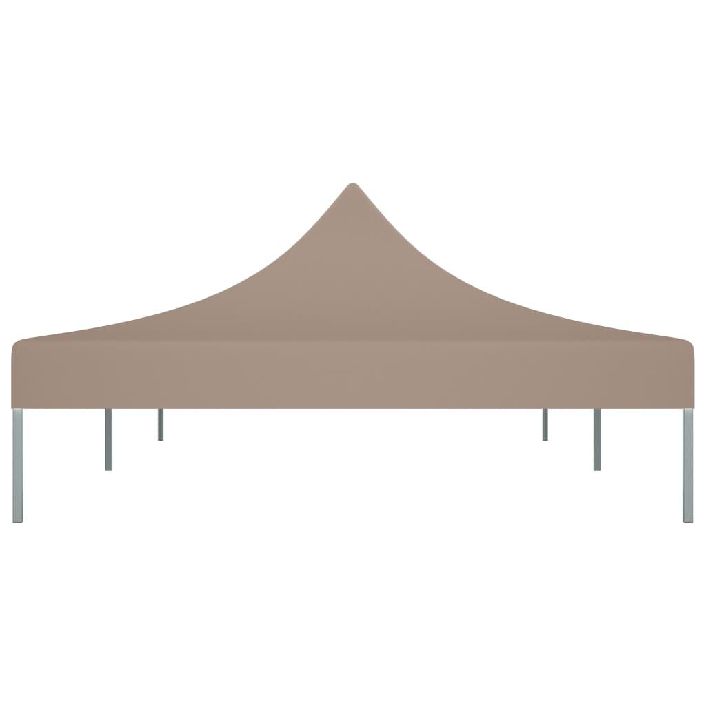 Party Tent Roof 6x3 m Taupe 270 g/m²