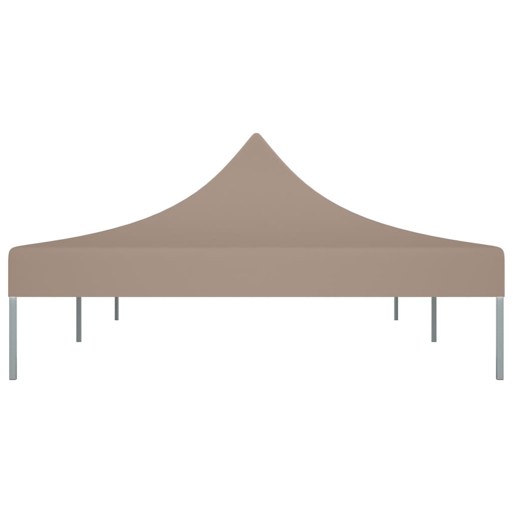 Party Tent Roof 6x3 m Taupe 270 g/m²