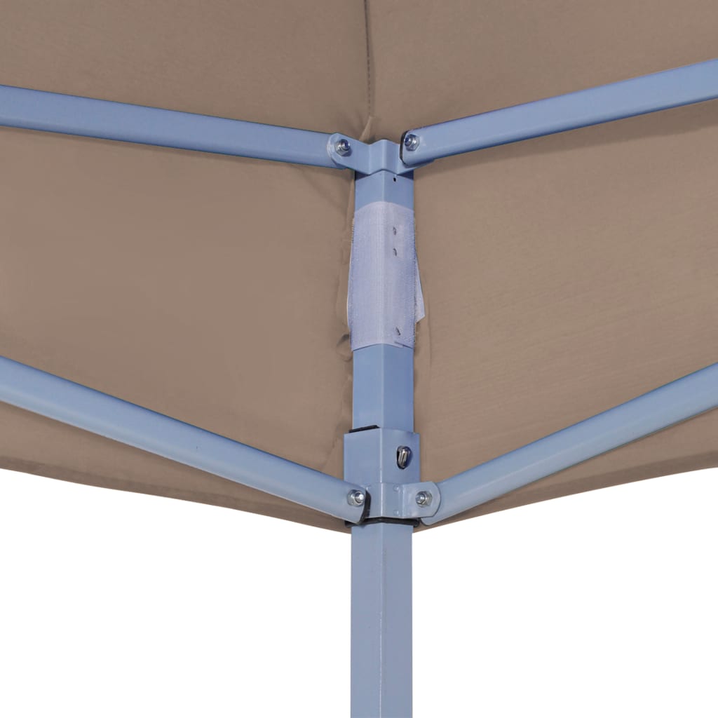 Party Tent Roof 6x3 m Taupe 270 g/m²