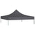 Party Tent Roof 2x2 m Anthracite 270 g/m²