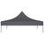 Party Tent Roof 2x2 m Anthracite 270 g/m²