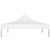 Party Tent Roof 2x2 m White 270 g/m²