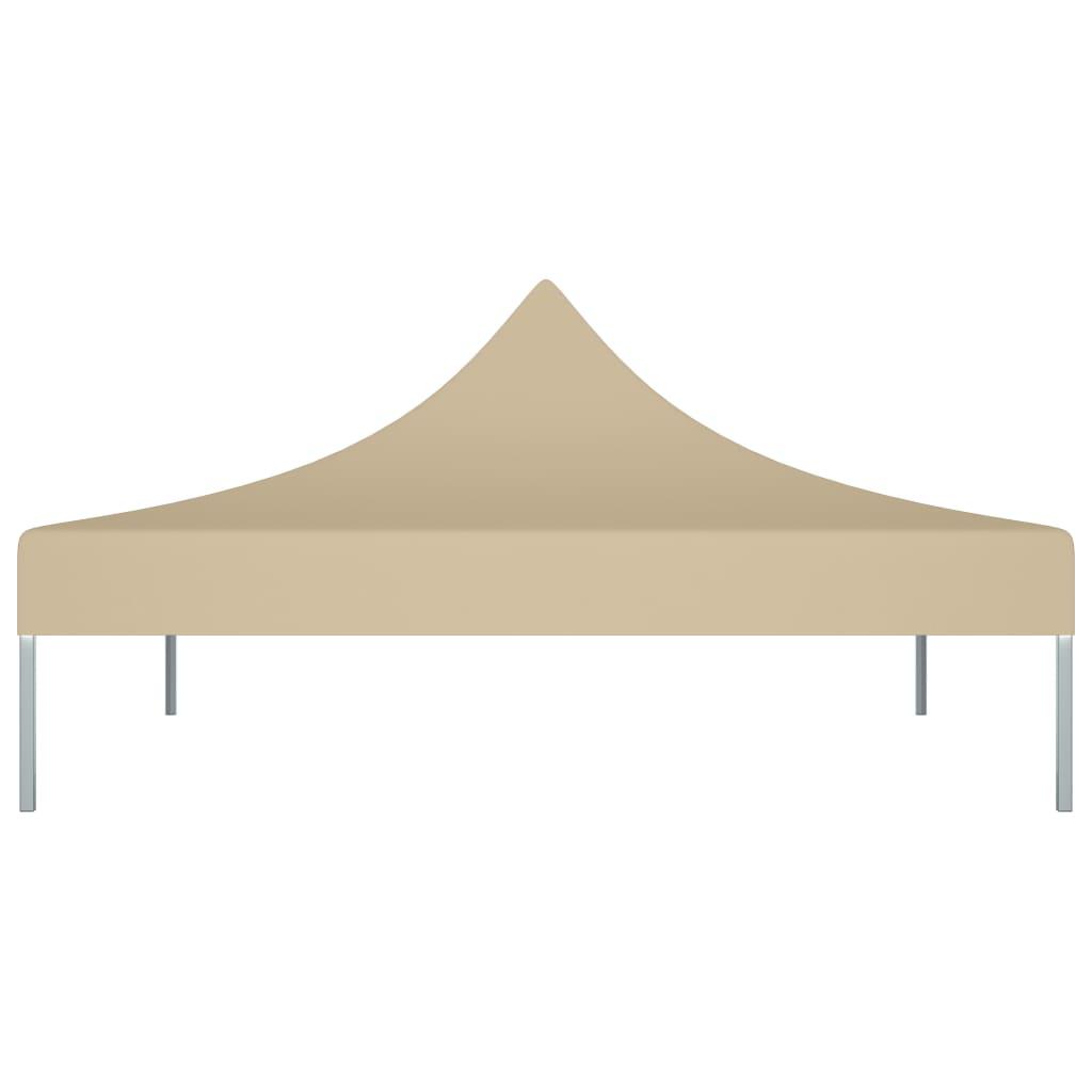 Party Tent Roof 2x2 m Beige 270 g/m²