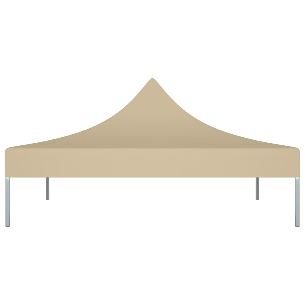 Party Tent Roof 2x2 m Beige 270 g/m²