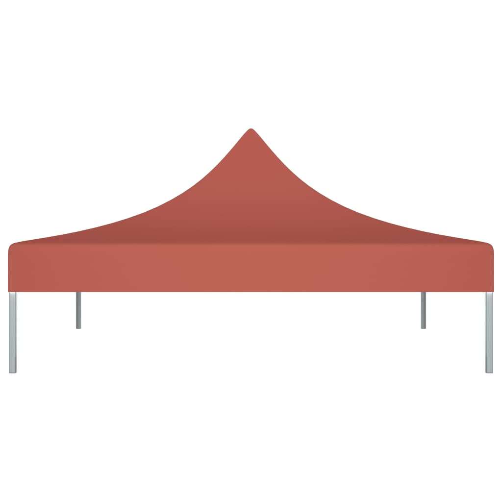 Party Tent Roof 2x2 m Terracotta 270 g/m²