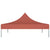 Party Tent Roof 2x2 m Terracotta 270 g/m²