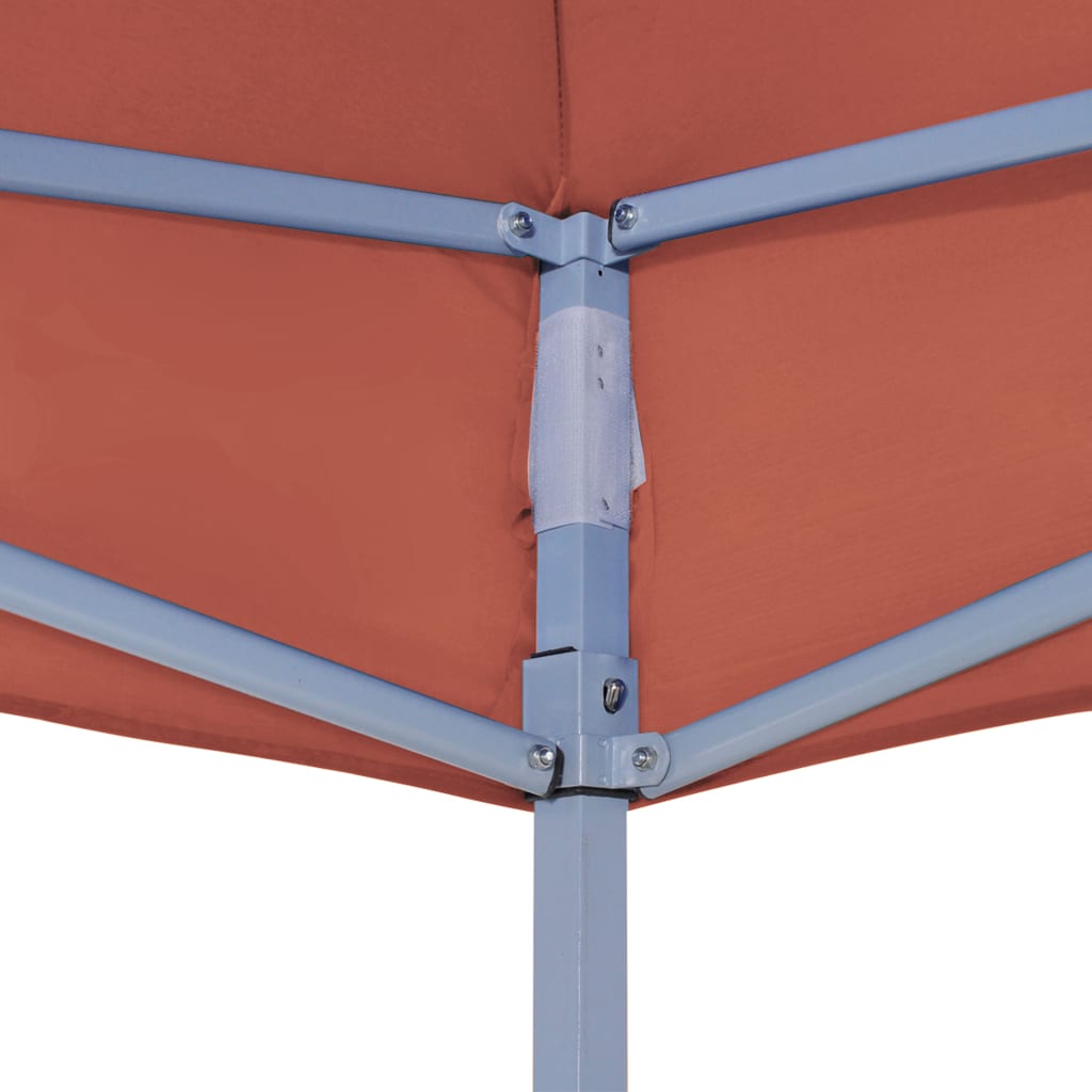 Party Tent Roof 2x2 m Terracotta 270 g/m²