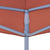 Party Tent Roof 2x2 m Terracotta 270 g/m²