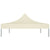 Party Tent Roof 4.5x3 m Cream 270 g/m²